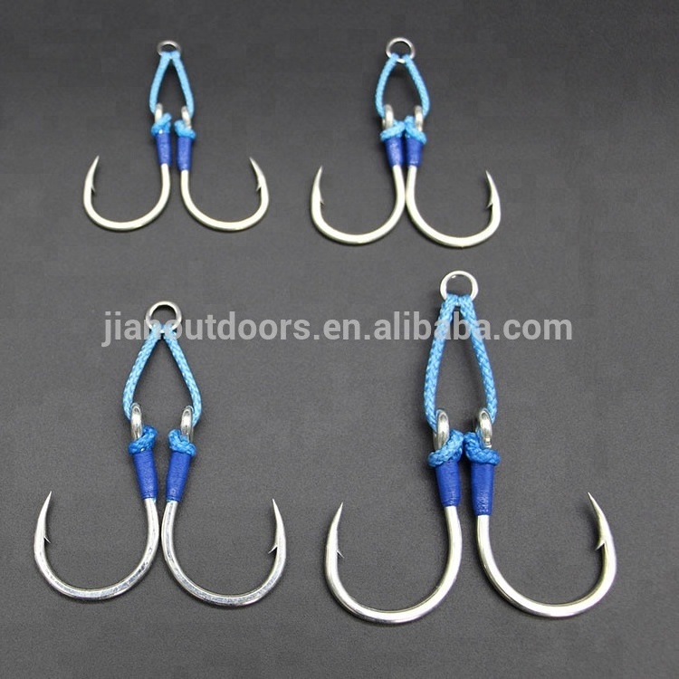 JK PAI Series High Carbon Steel Superior Jigging Assist Hook Sea Fishing Hooks