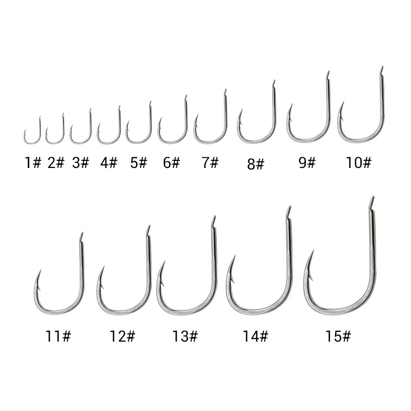 SK-06 Model ISEAMA Fishhook High Carbon Steel Barbed Hook Saltwater Fishing Hooks