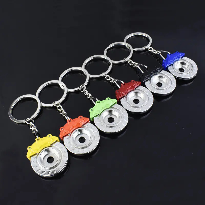 Custom Metal Key Ring Wholesale Car Key Chain Car Speed Gearbox Turbo Gear Head Keychain