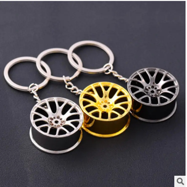 Custom Metal Key Ring Wholesale Car Key Chain Car Speed Gearbox Turbo Gear Head Keychain