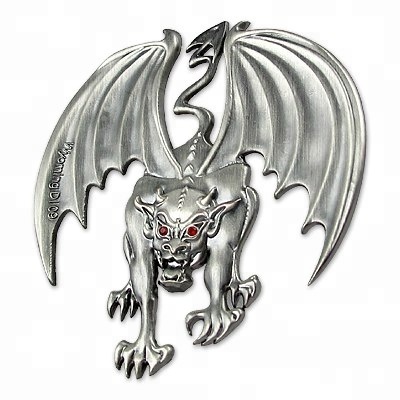 Wholesale 3D lapel  pin with antique finish promotional pewter custom metal pin badges high quality