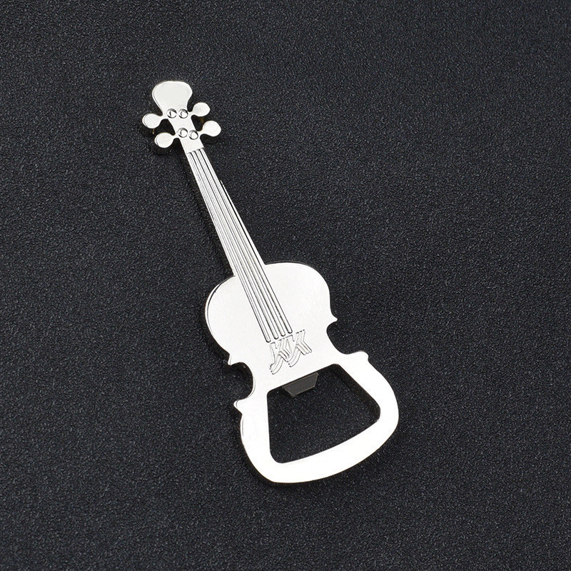 Creative Guitar Musical Instrument Style Activity Personalised Stylish Custom Guitar Keyring Bottle Opener