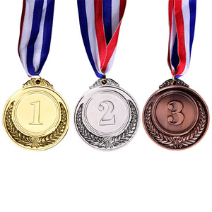 Manufacturer Custom Boxing Medal Gold Sliver Trophies Medals Plaques Plastic Metal Medallion