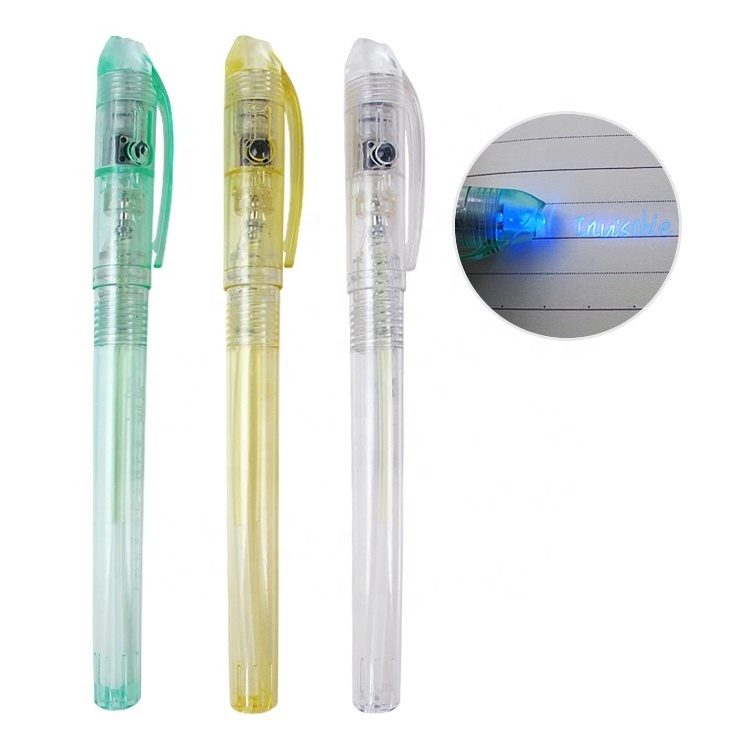 Laser Engraving Logo Promotional LED Light Ball Pen With Stylus