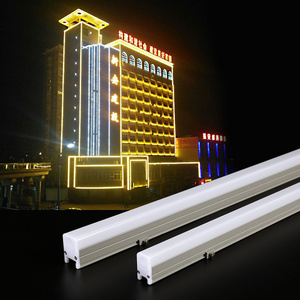 led tube euro quality facade lighting outdoor building rgb waterproof strip profile dmx 512 pixel linear light