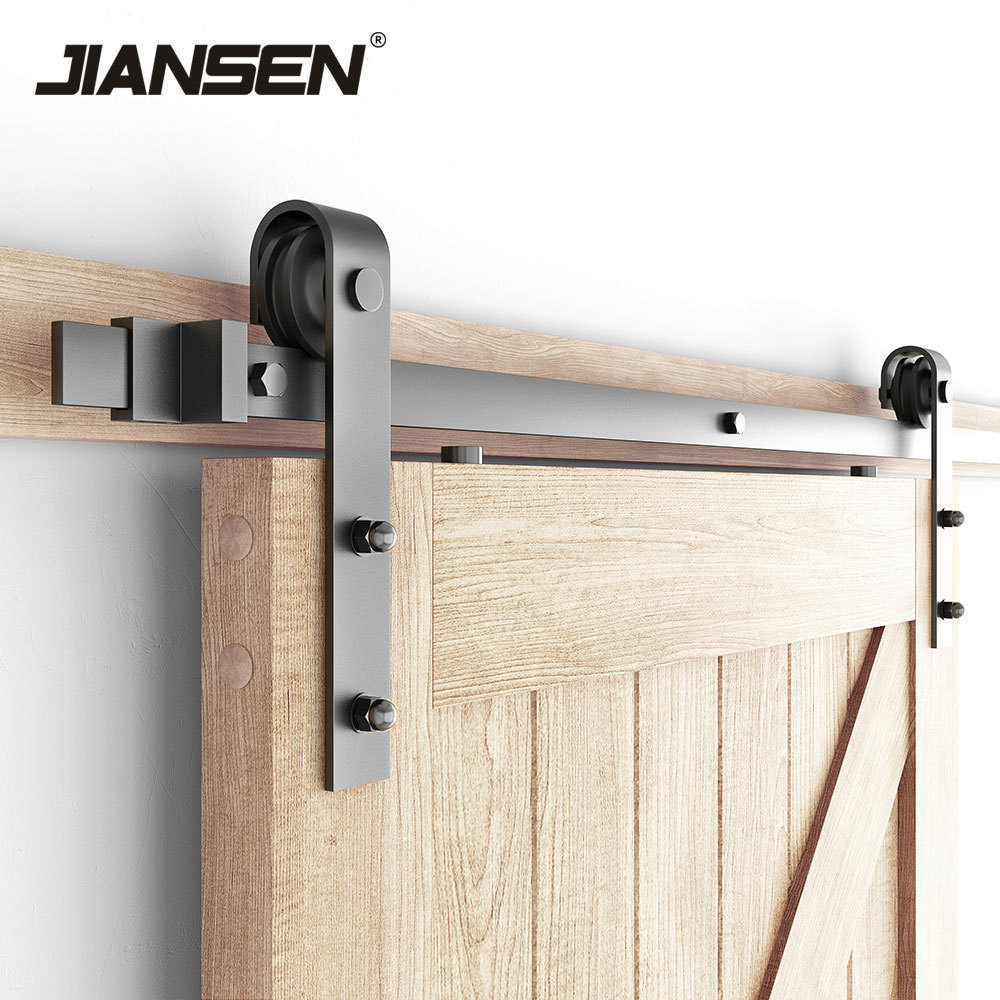 OEM Modern Hanging Rail Sliding Barn Door Track Rail Hardware Kit Barn Door Hardware