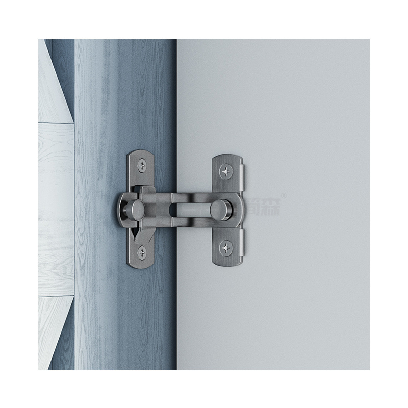 90 Degree Safety Gate Latch Right Angle Sliding Door Bolt Stainless Steel Flip Barn Door Lock Latch