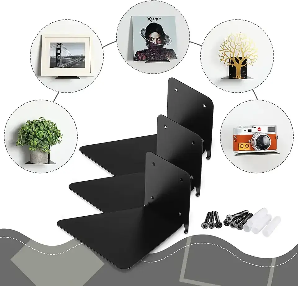 Floating Book Shelves for Wall book storage organizer display shelf rack