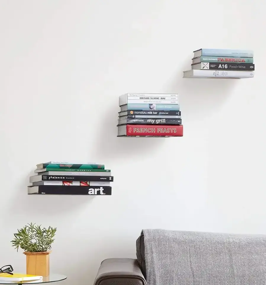 Floating Book Shelves for Wall book storage organizer display shelf rack