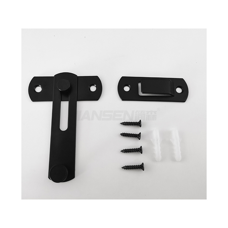 Wholesale Black Door Latch Sliding Barn Door Stainless Steel Latch Lock Barn Door Lock For DIY