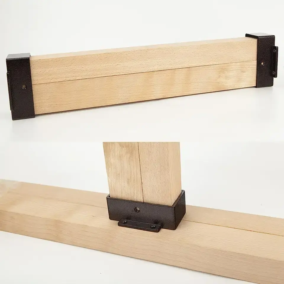 Fence supports Mount connector 2x4 Deck Railing Brackets for Porches Pavilions Pergolas Log Cabin