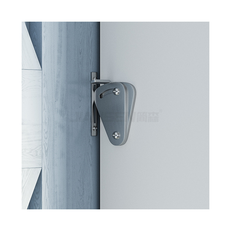 Customer Logo Barn Door Lock Hardware Stainless Steel Sliding Bolt Lock Latch For Wooden Doors