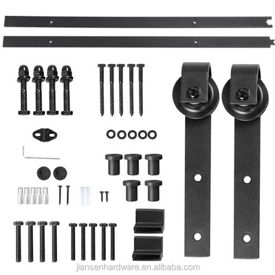 OEM Modern Hanging Rail Sliding Barn Door Track Rail Hardware Kit Barn Door Hardware