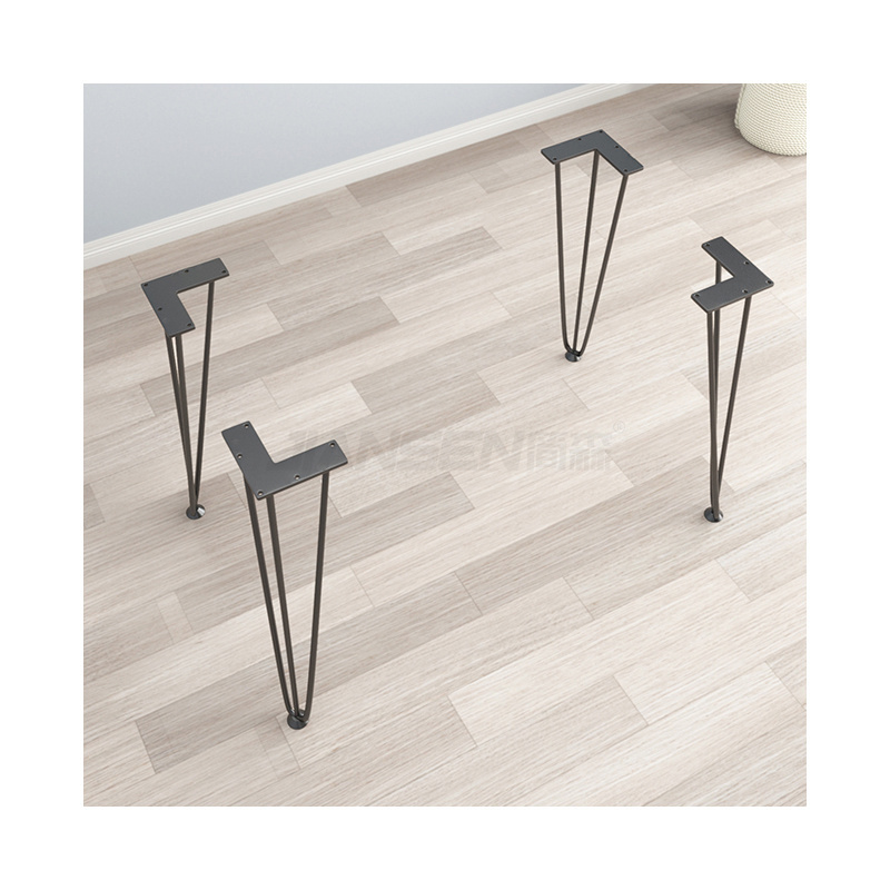 4/10/12/14/16/18/28 Inch Industrial Iron Hairpin Table Legs Carbon Steel Bench Furniture Feet Wooden Desk Legs Hairpin Legs