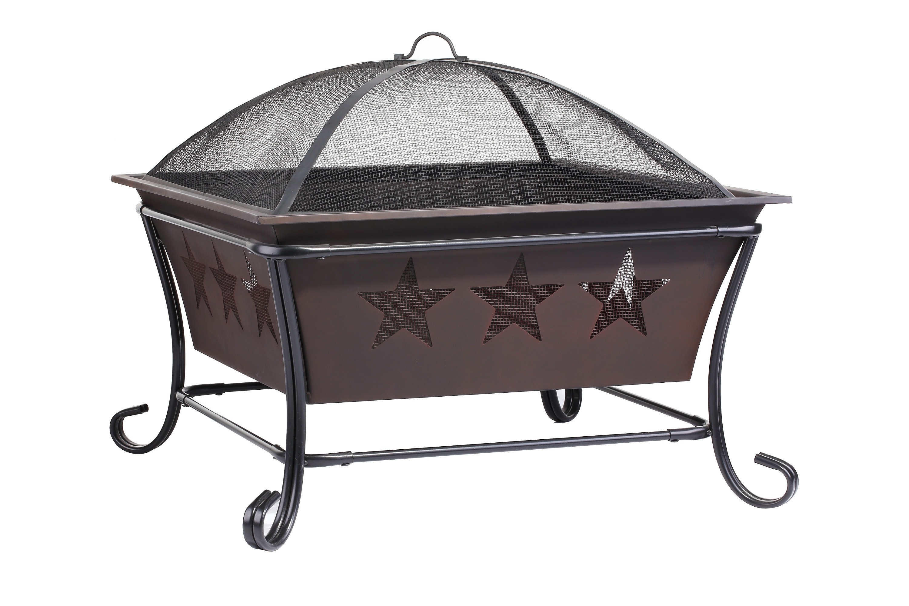 Fashion Square steel fire pit Cheap Backyard Patio Big Sky Stars Bowl Fire pit