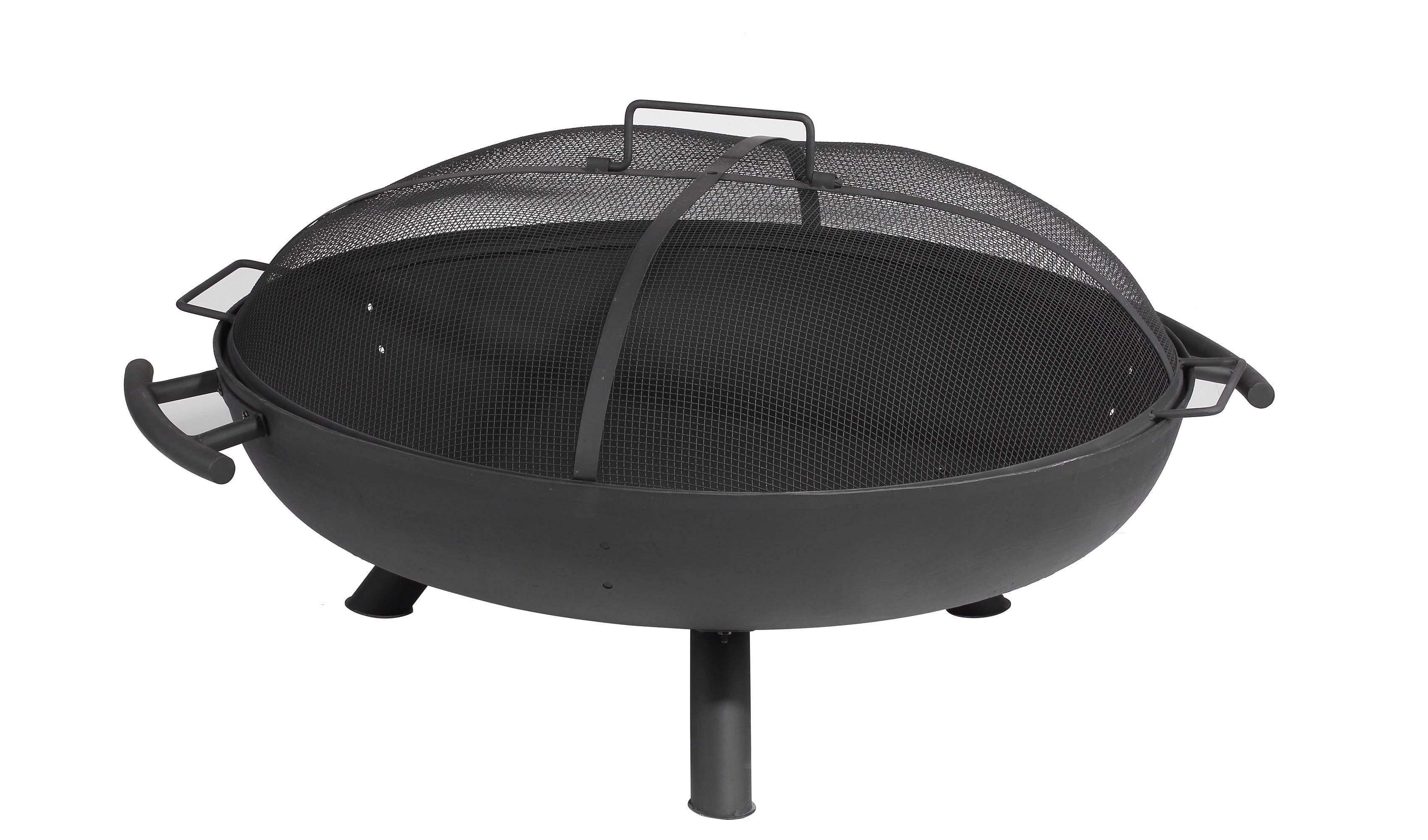 Wood Burning Fire Pit Large Round Patio Garden Outdoor Heater Firepit Bowl