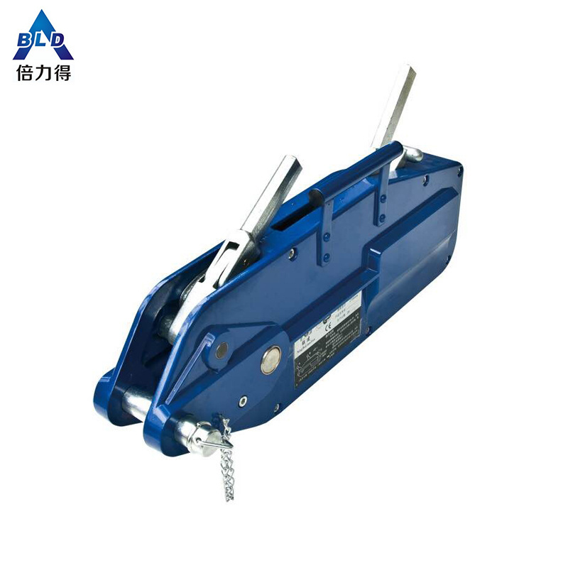 China factory supplier mini wire rope pulling lifting hoist aluminium trifor hand manual cable puller hand winch