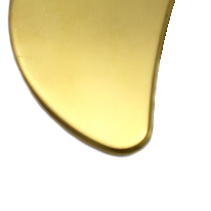 Copper Gua Sha Myofascial Release Tool Brass Gua Sha Heart Shape Face Massage Tool Metal Guasha For face facial guash tool