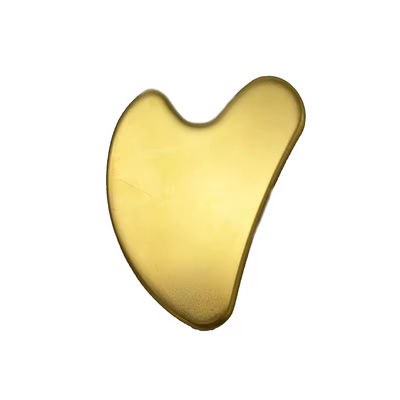 Copper Gua Sha Myofascial Release Tool Brass Gua Sha Heart Shape Face Massage Tool Metal Guasha For face facial guash tool