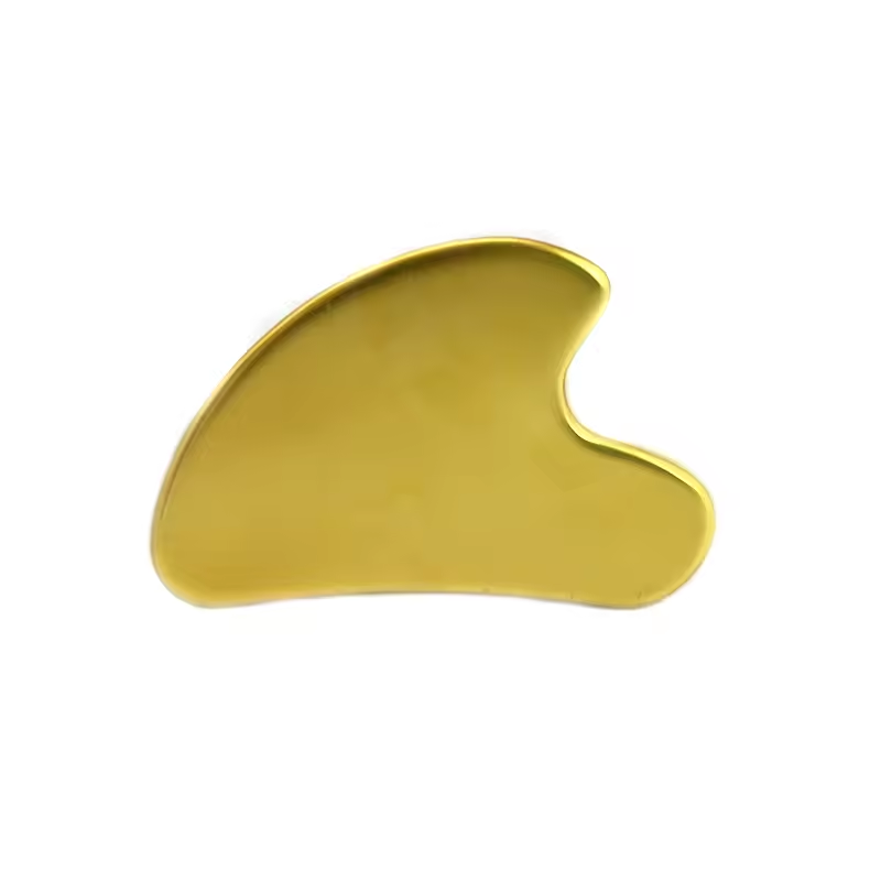 Copper Gua Sha Myofascial Release Tool Brass Gua Sha Heart Shape Face Massage Tool Metal Guasha For face facial guash tool