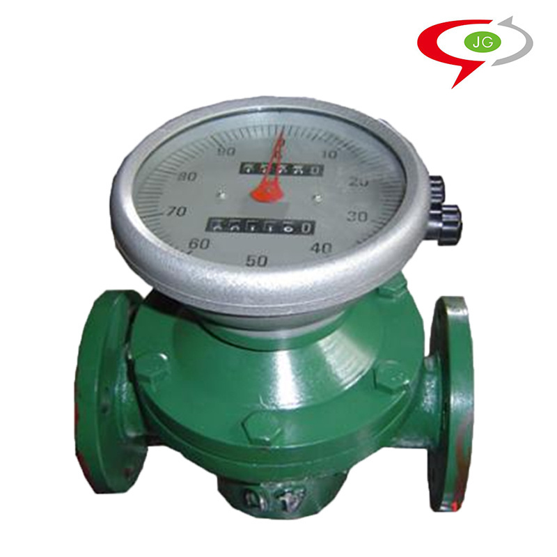 JuGuan Factory Supply Mechanical Diesel Flowmeter High Viscosity Asphalt Flow Meter Oval Gear Flow Meter