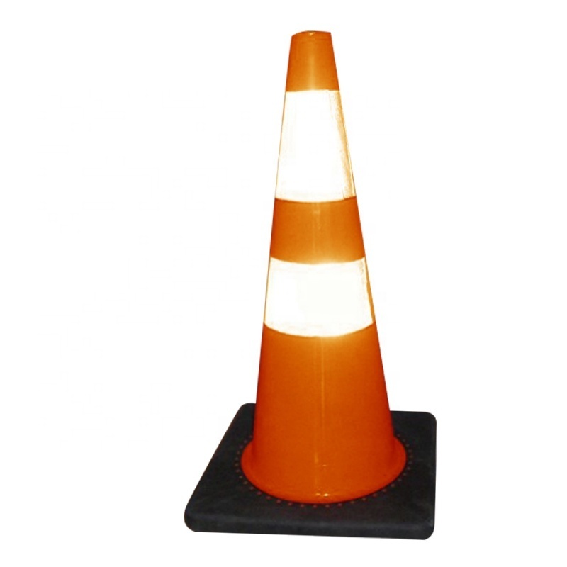 Factory High Quality High Visibility Orange Traffic Safety PVC Road Cone for sale