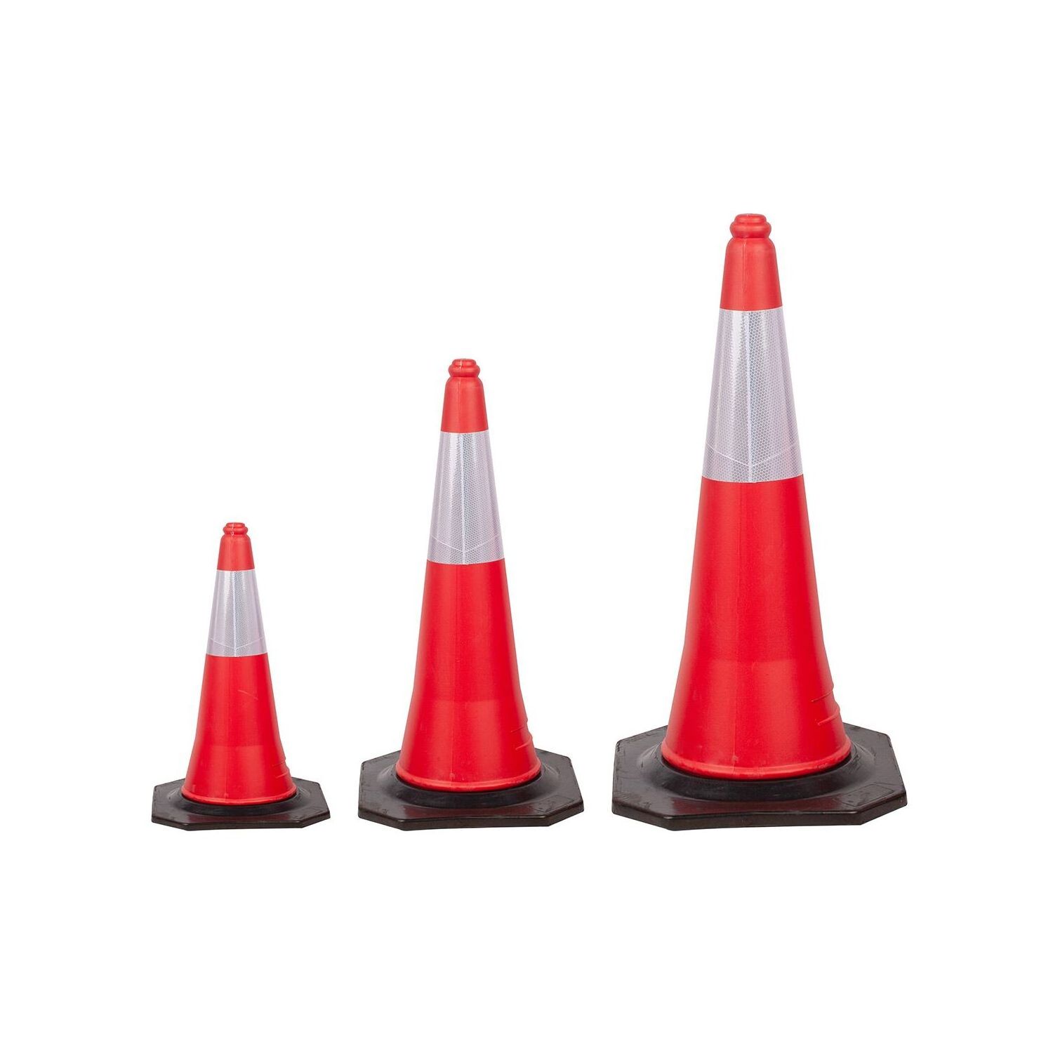 Factory High Quality High Visibility Orange Traffic Safety PVC Road Cone for sale