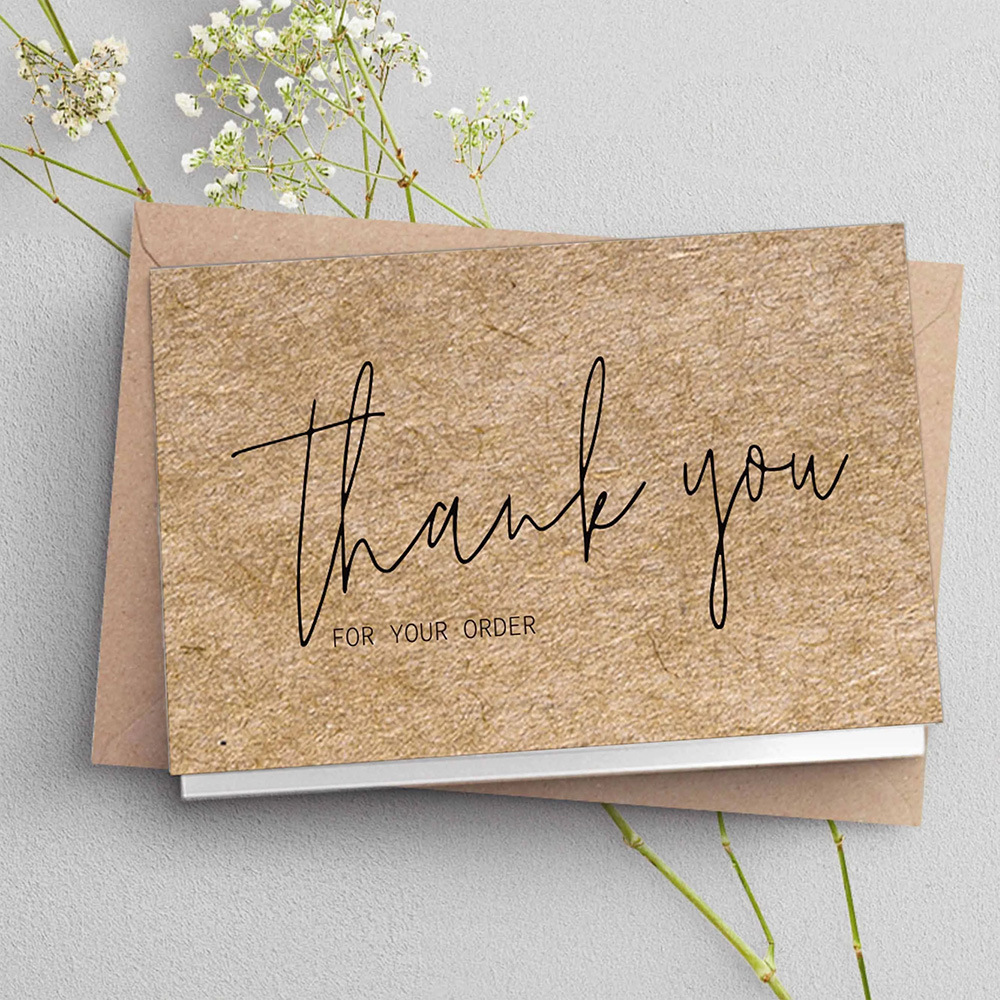 Business Thank You   custom logo paper jewelry display card necklace custom  cards front and back paper printing business cards