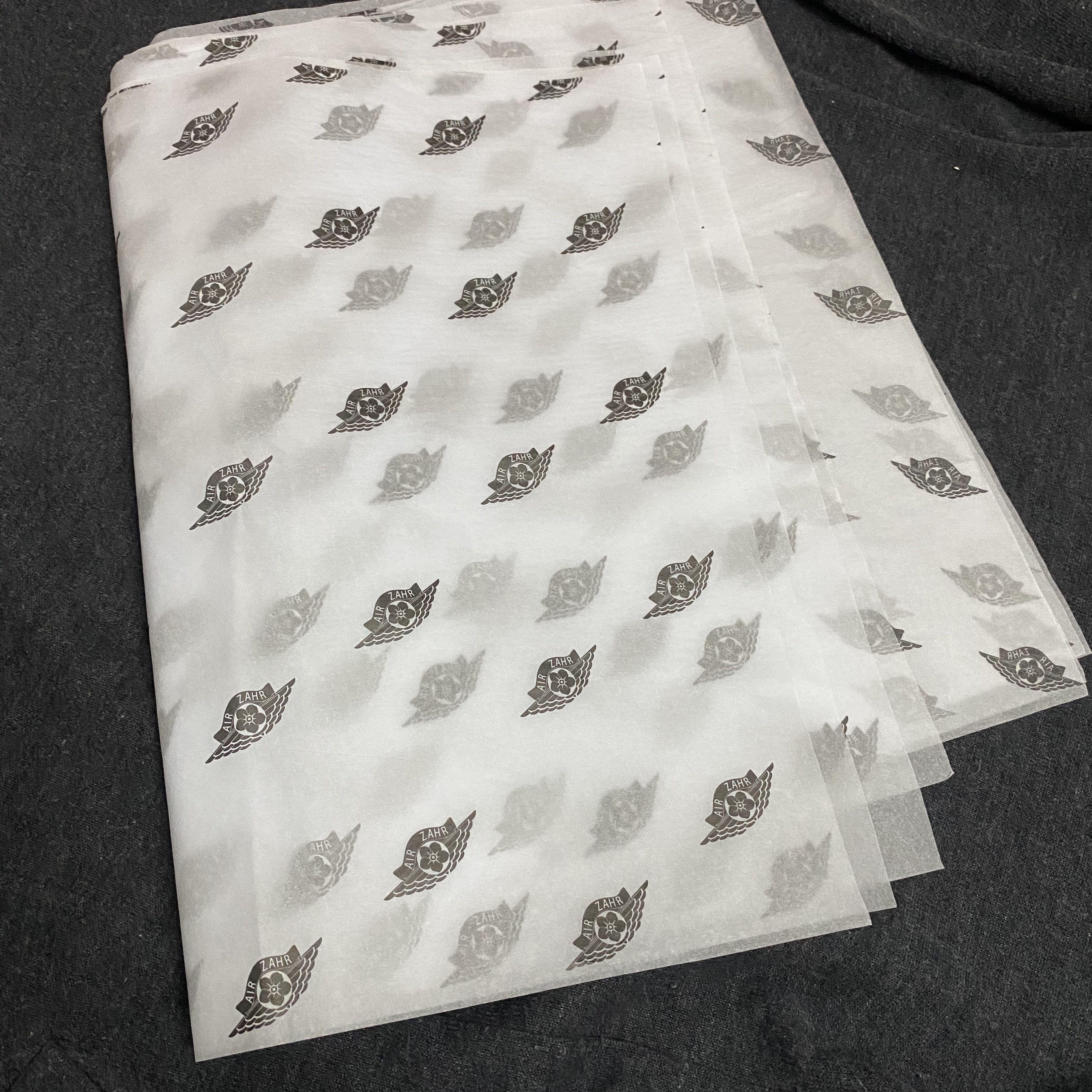 Custom Printed Logo Gift Wrapping Paper Clothing Tissue Paper