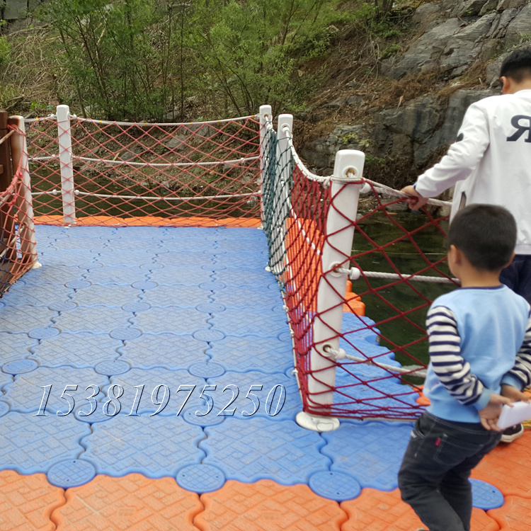 plastic pontoon water floating bridge walkway