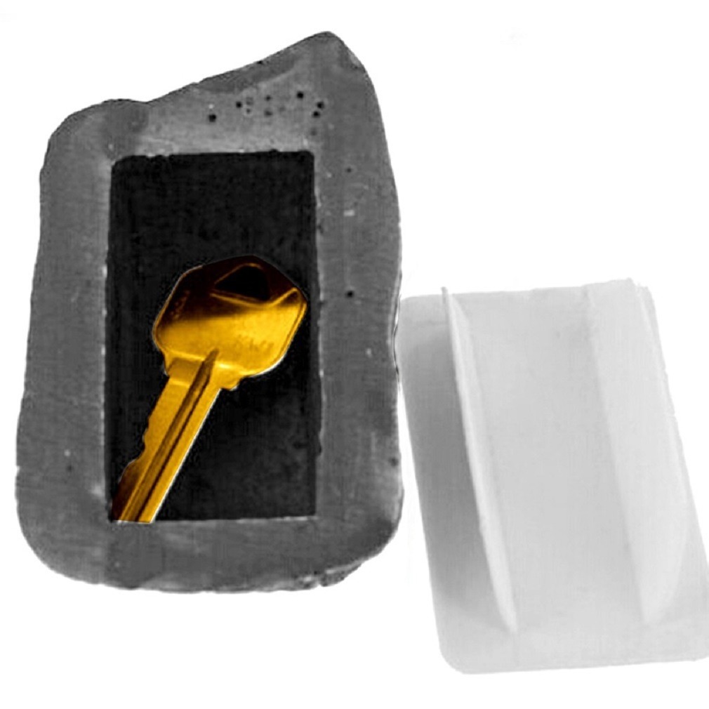 Hide a Spare Key  Looks & Feels Like Real Stone - Safe for Outdoor Garden or Yard, Geocaching