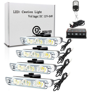 Universal high bright strobe light 3LED one tow Eight  LED car center strobe light