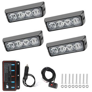 Universal high bright strobe light 4LED one tow four  LED car center strobe light