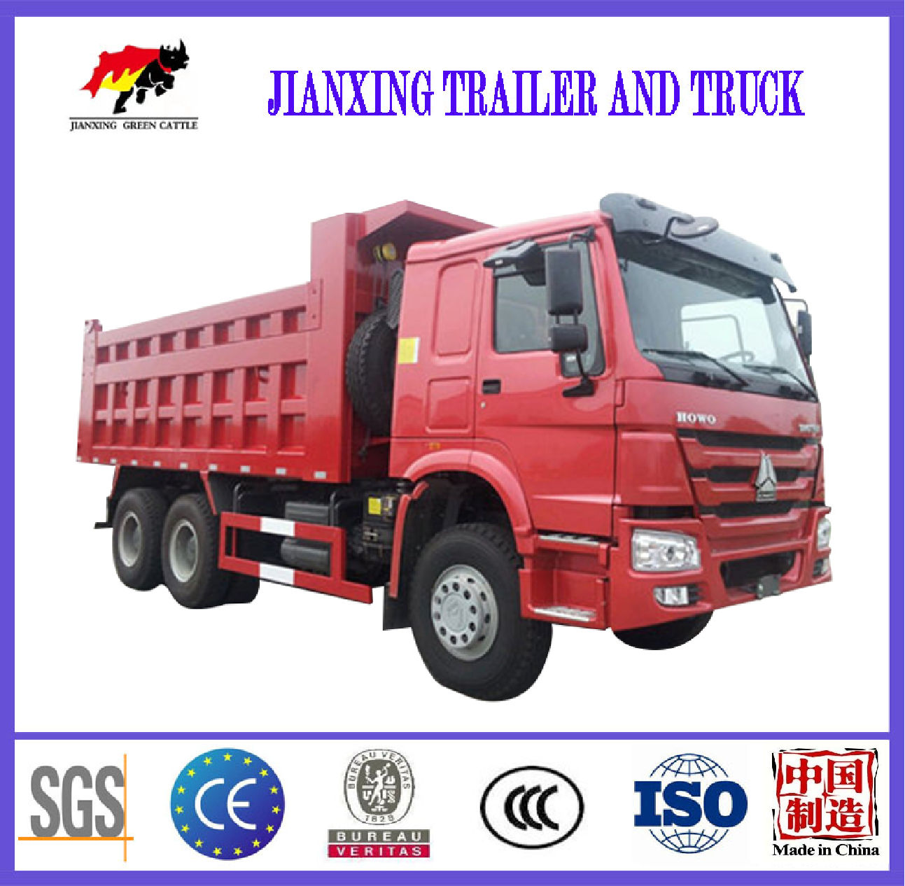 China Export Sinotruk 6x4 HOWO Dumping Truck 3 Ton Crane Flatbed Truck 12 Wheeler 371hp Dumper 30ton Cummins Tipper Dump Truck