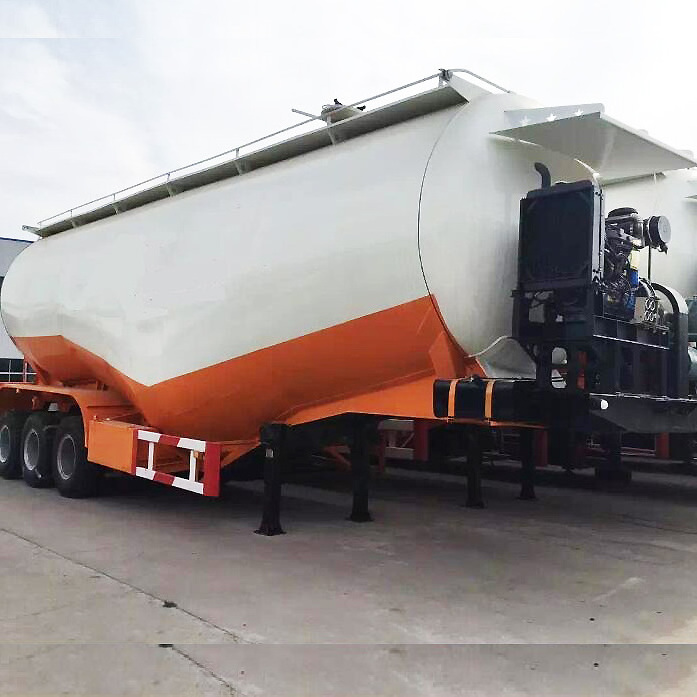 Brand New 3 Axle  Bulk Cement Tank Fly Ash Cement Bulker Silo Tanker Pneumatic Semi Truck Trailer For Sale