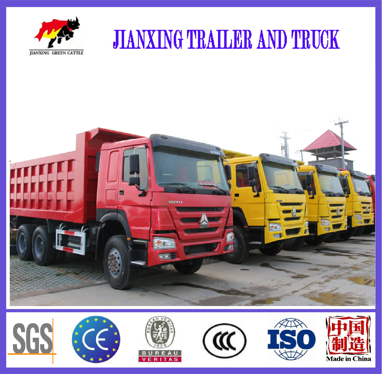 China Export Sinotruk 6x4 HOWO Dumping Truck 3 Ton Crane Flatbed Truck 12 Wheeler 371hp Dumper 30ton Cummins Tipper Dump Truck