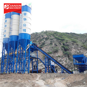 90m3/h  concrete mixing batching plant 2M3 concrete pan mixer