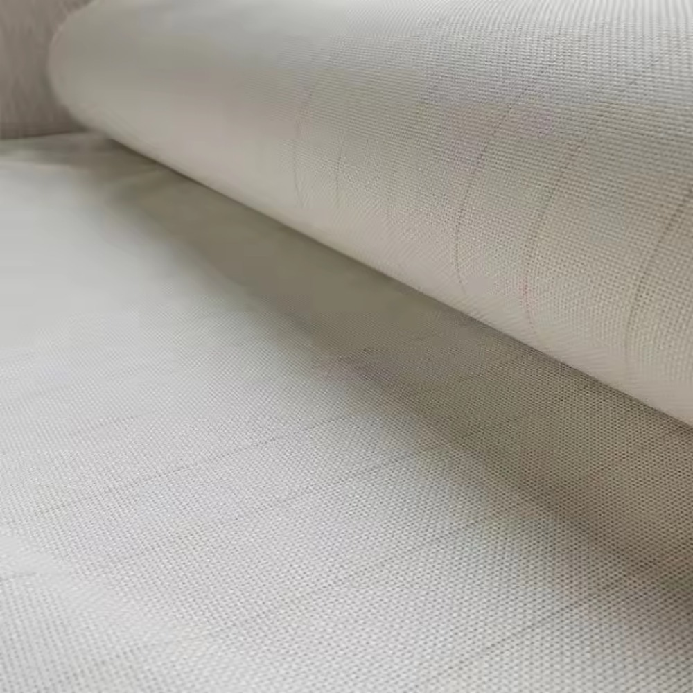 Source Factory Wholesale White Embroidery Roll Cotton Poly Carpet Backing Tufting Fabric Primary Monks Tufting Cloth for Carpet