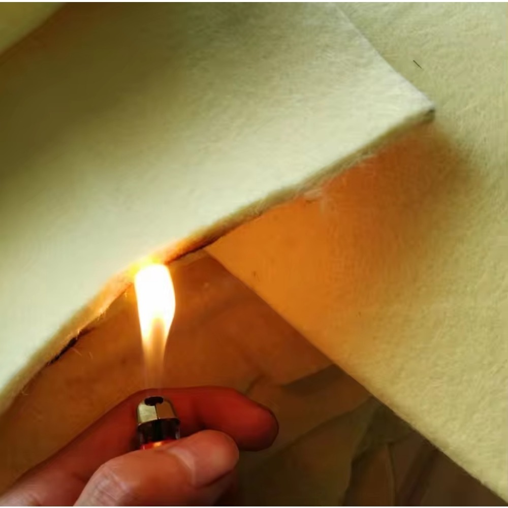 High Strength 2022 Ud Para Aramid Felt Flame Retardant Weave Hybrid Aramid Fiber Fabric Felt Meta Aramid Felt