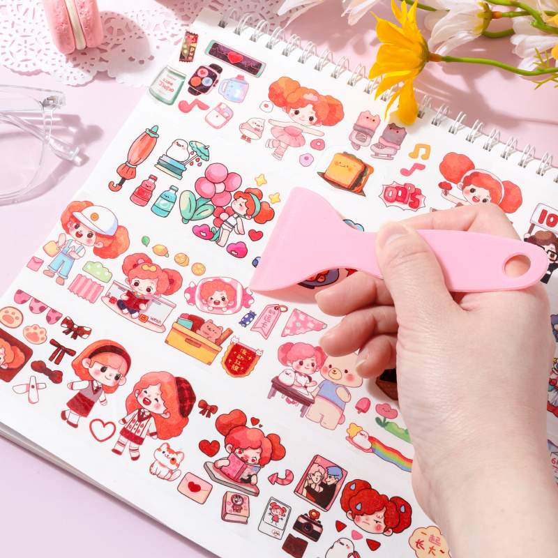 Cartoon Printing Sticker Book Kids Reading Reusable Sticker Book For Collecting Stickers