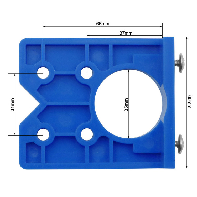 35mm DIY Locator Accurate Woodworking Mounting Hinge Drilling Jig Guide Door Hole Opener Concealed Cabinet Accessories Tool