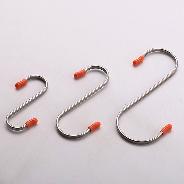 Strong metal Stainless Steel over the door hanging Z shaped hooks AND home over door single hook Bathroom Z hook