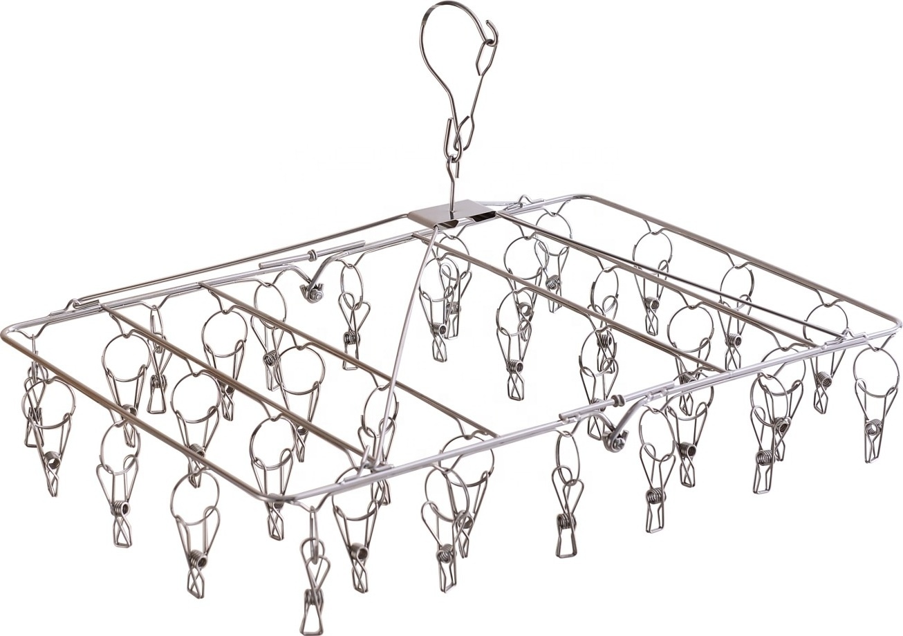 Multifunctional Trousers Hangers and Multi-Purpose S-Type hanger and Stainless Steel Magic Pants S Hangers Close