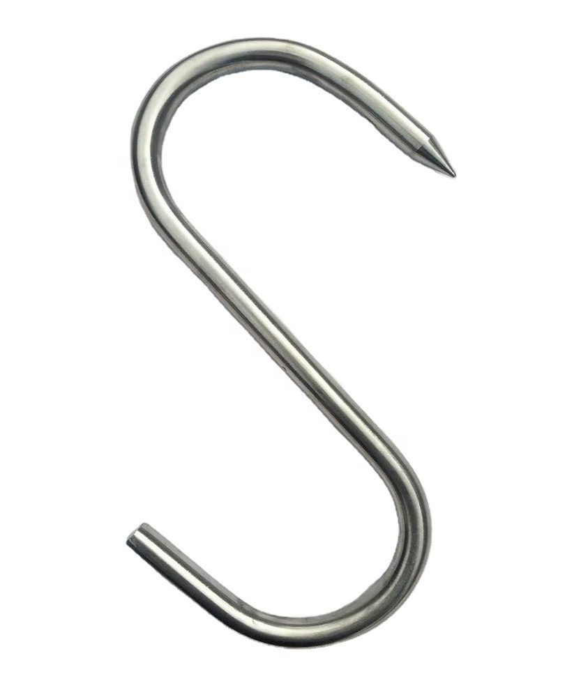 Strong metal Stainless Steel over the door hanging hooks over the door Bathroom single Z hook Wardrobe metal s hooks