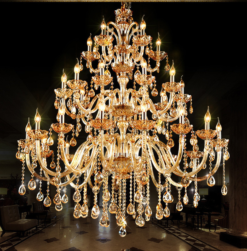 cognac maria theresa pendant light wedding hotel center decoration k9 crystal chandelier