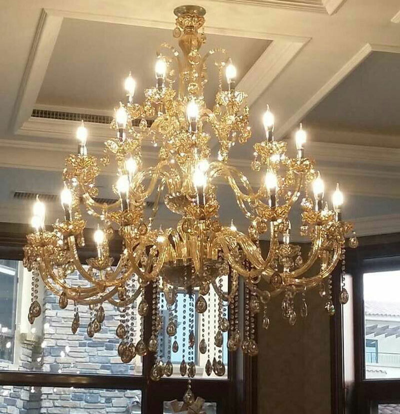 cognac maria theresa pendant light wedding hotel center decoration k9 crystal chandelier