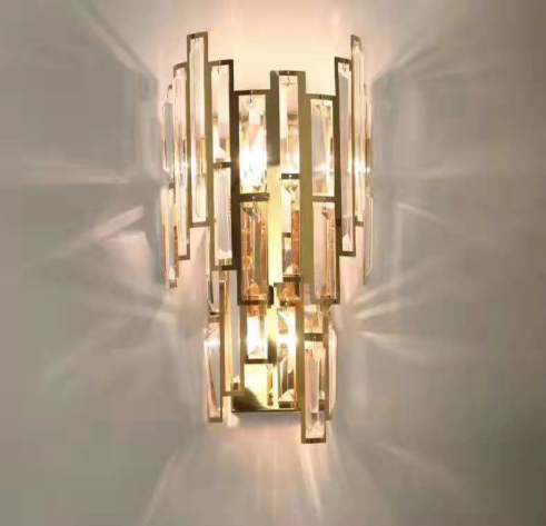 Nordic wall lamps interior hotel wall sconce stainless steel wall lamp for bedroom JY7201