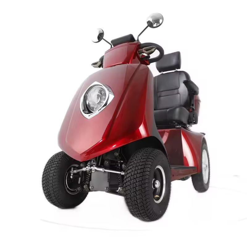 High Quality Custom 4 Wheels Heavy Duty Electric Mobility Scooter with Disc Brake for Elderly People