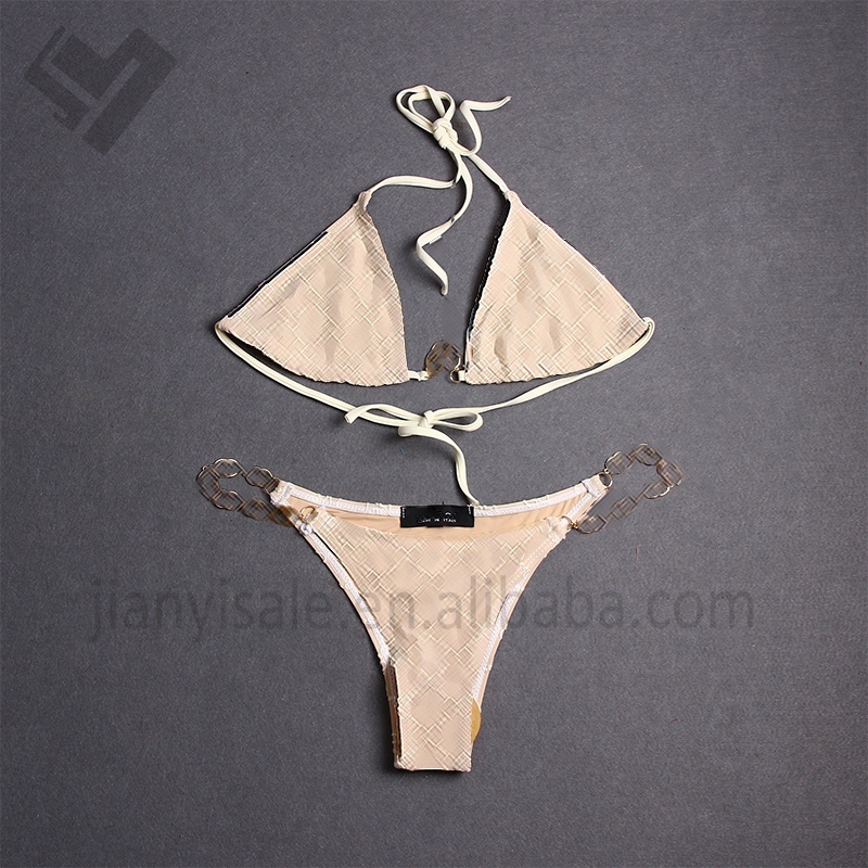 Wholesale Luxury Summer Designer Swimwear Beachwear Bathing Suits Famous Brands Bikini Sets For Women Two Piece Swimsuits