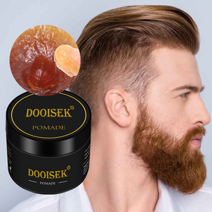 Private label Barber Hot sale Medium Hold  clear hair wax water based pomade styling product